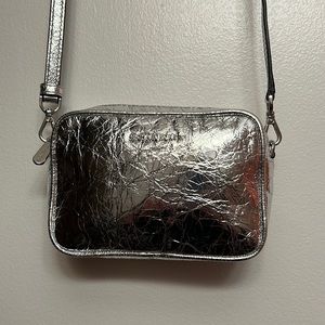 Michael Kors crossbody crash silver small new no tags bag